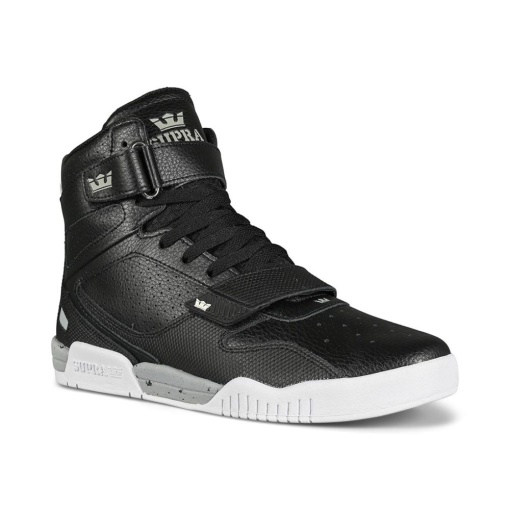 Scarpe Alte Supra Breaker Nero/grigio Chiaro/bianco