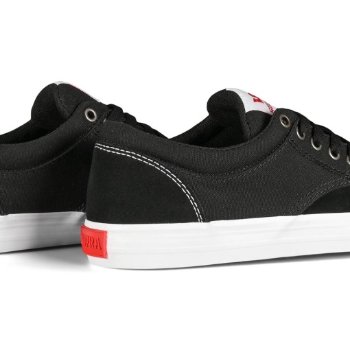 Scarpe Da Skate Supra Chino Nere/rosse/bianche