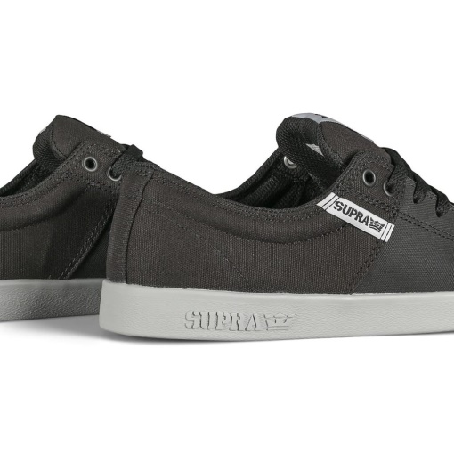 Scarpe Da Skate Supra Stacks Ii Nero Tuf/grigio Chiaro