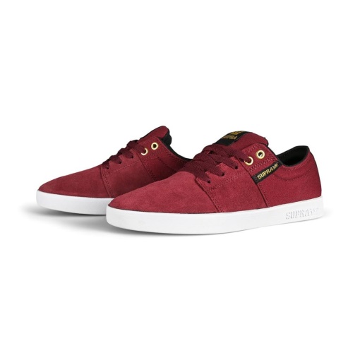 Supra Stacks Ii Scarpe Da Skate Vino/bianco