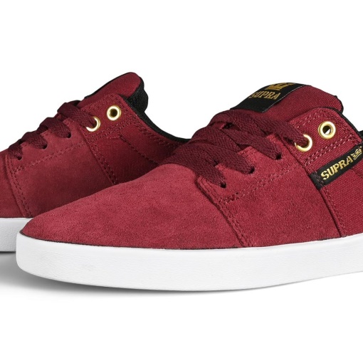 Supra Stacks Ii Scarpe Da Skate Vino/bianco