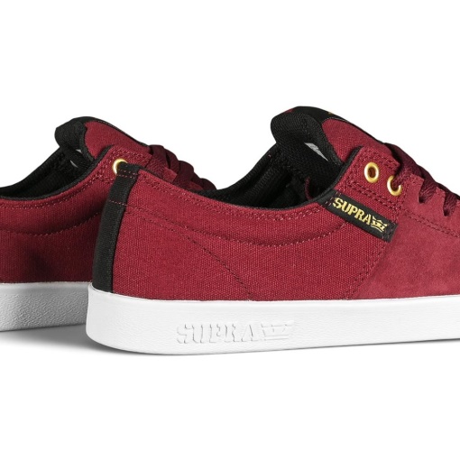 Supra Stacks Ii Scarpe Da Skate Vino/bianco