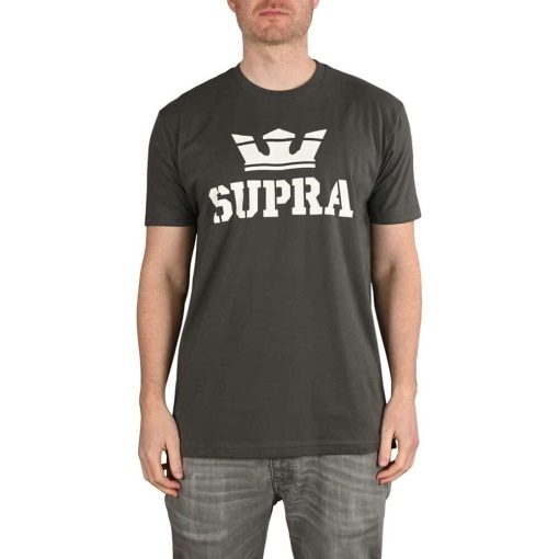 T-shirt Supra Above M/c Antracite/bianco