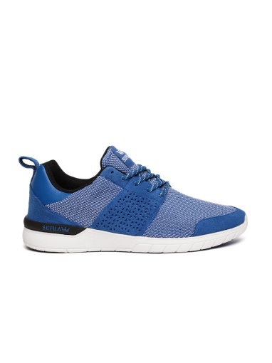 Sneakers Forbice Da Uomo In Nabuk Supra Blu