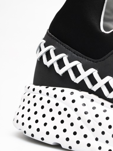 Scarpe Supra Catori Wmn Pois Neri/bianchi