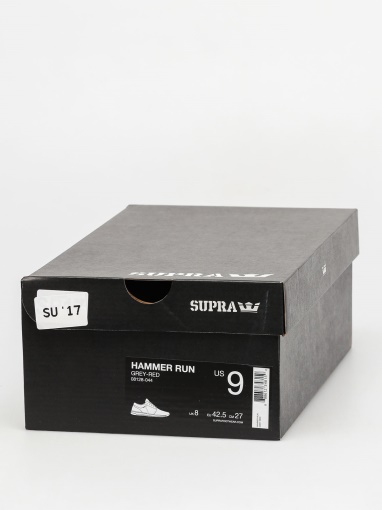 Scarpe Supra Martello Run Grigio Rosso