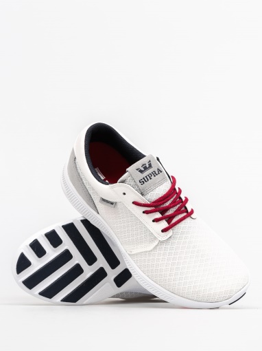 Scarpe Supra Hammer Run Bianco/rosso Bianco