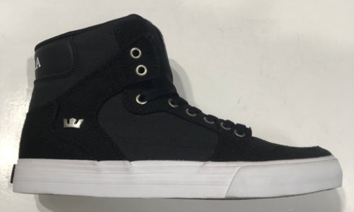 Tela Supra Vaider Nero Bianco Bianco