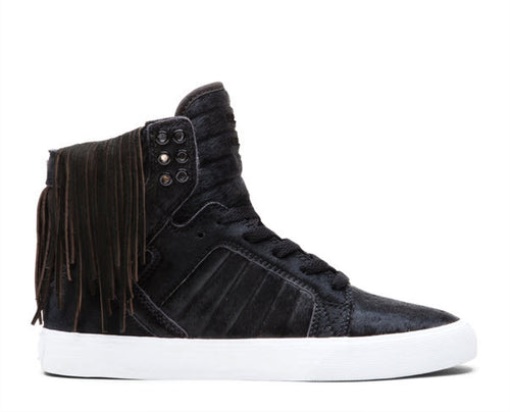 Supra Skytop Da Donna Nero Zebrato Bianco